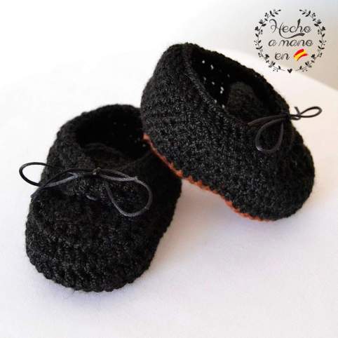 Zapatos tradicionales con cordones para bebé