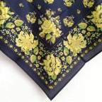 Pañuelo Azul Marino y Amarillo Estampado Indiana 5 para traje baturra o regional