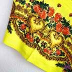 Pañuelo portugués flores amarillo para traje tradicional